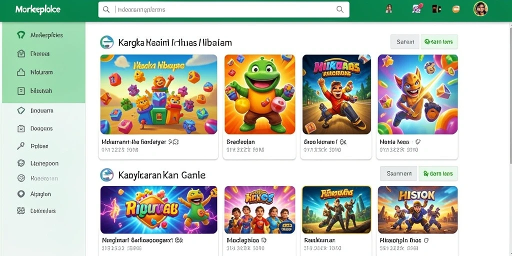 Berbagai jenis permainan slot untuk dipilih.