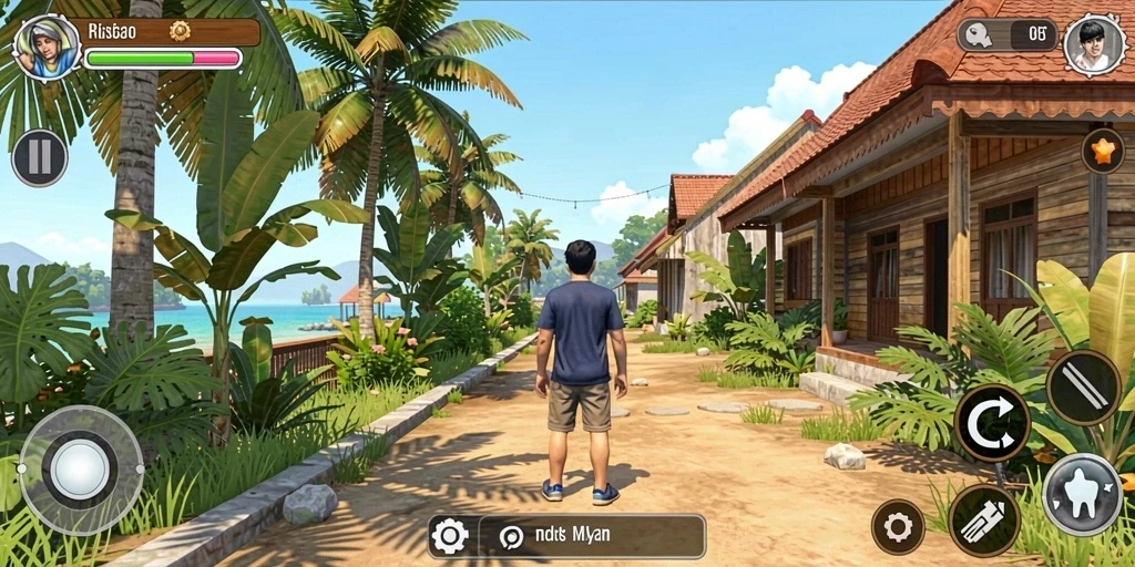 Screenshot memperlihatkan tim karakter yang siap bertarung.