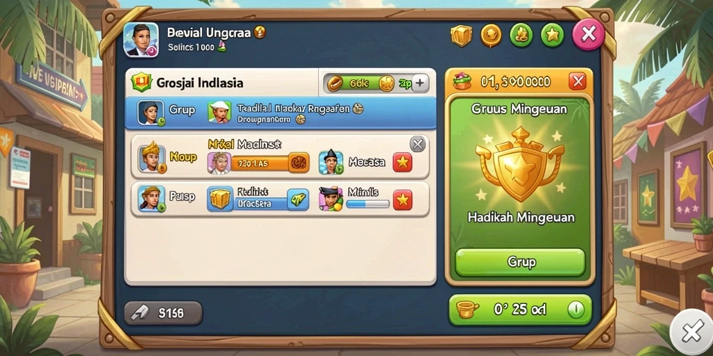 Sistem reward yang menarik untuk pemain.