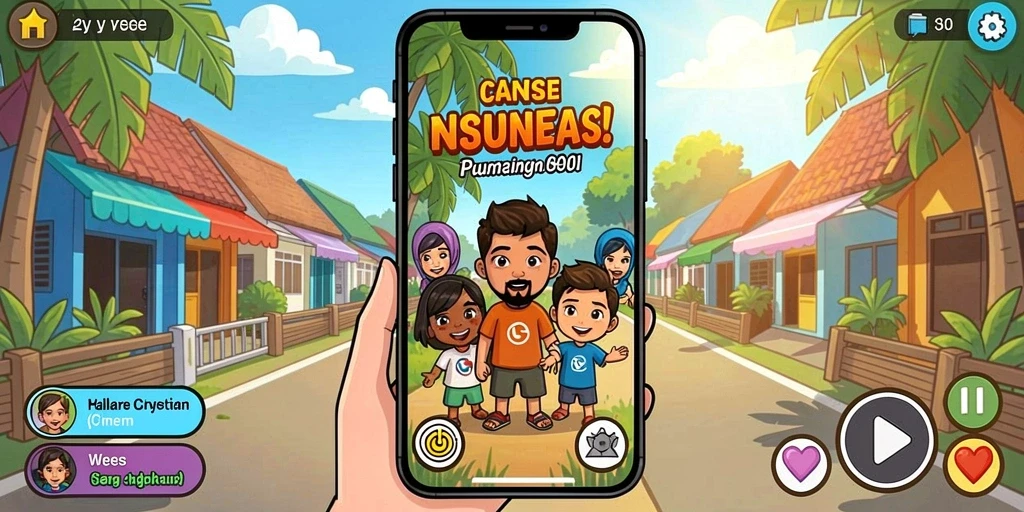 Screenshot menunjukkan sistem hadiah dalam game.