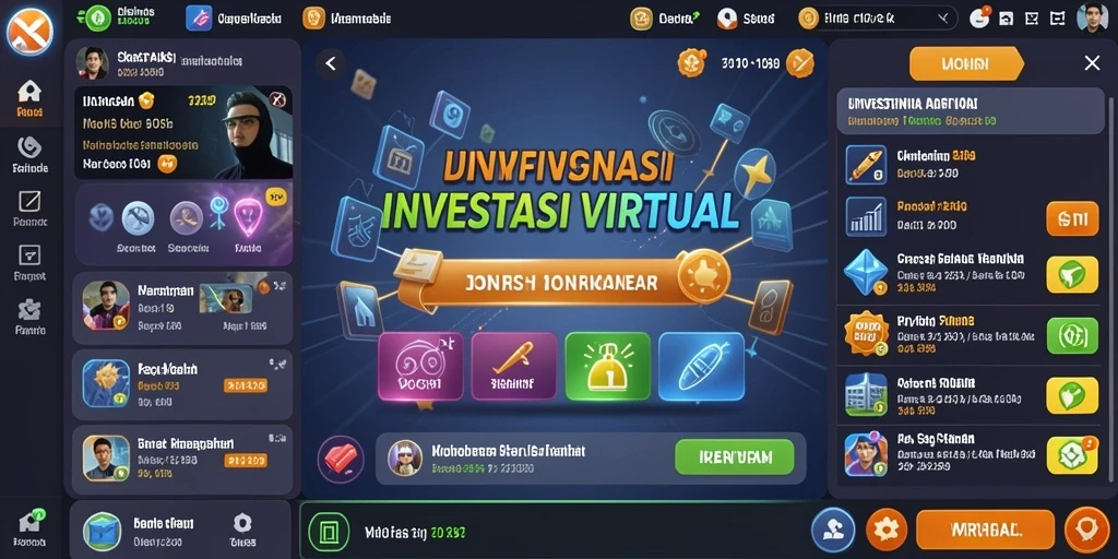 Fitur sosial yang memungkinkan interaksi antarpemain.